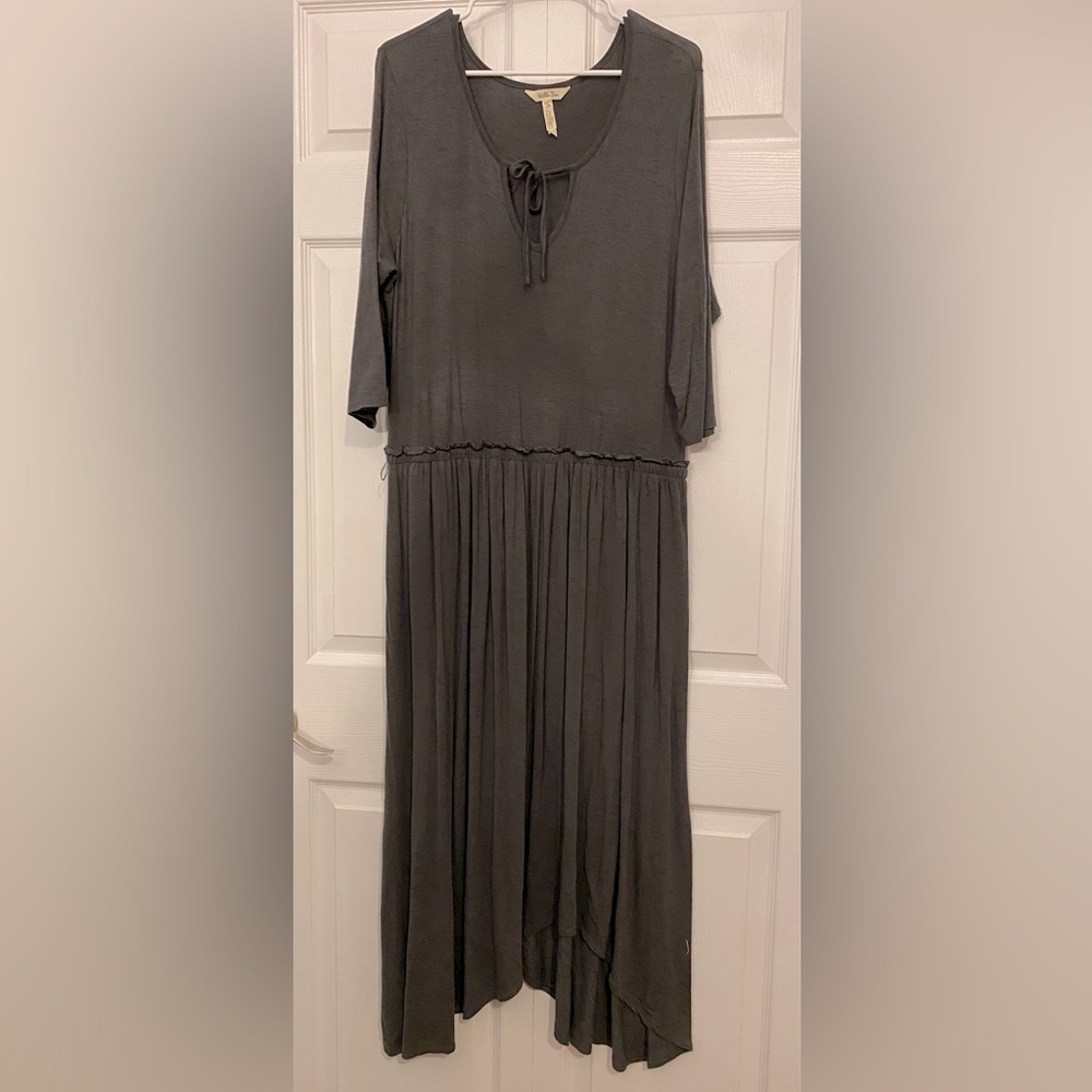 Matilda Jane Grey Long Sleeve Maxi Dress